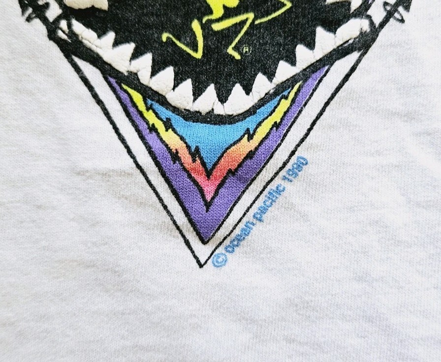 Vintage 90s Ocean Pacific Tank Top OP Surf Shark Beach Men's Size M L gallery