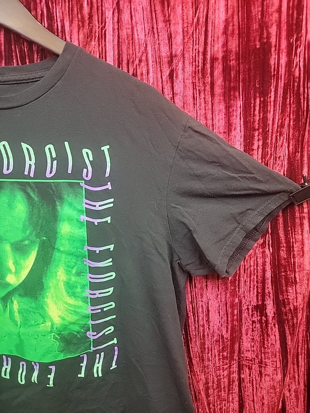 The Exorcist Regan Classic Horror Movie Tee Shirt Large T HORROR SCARY gallery