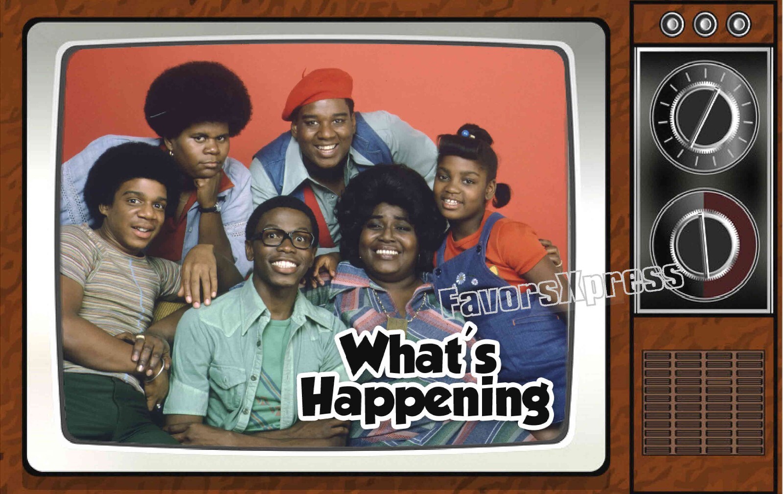 What’s Happening Classic TV Show PHOTO MAGNET 4 X 2.5 INCHES