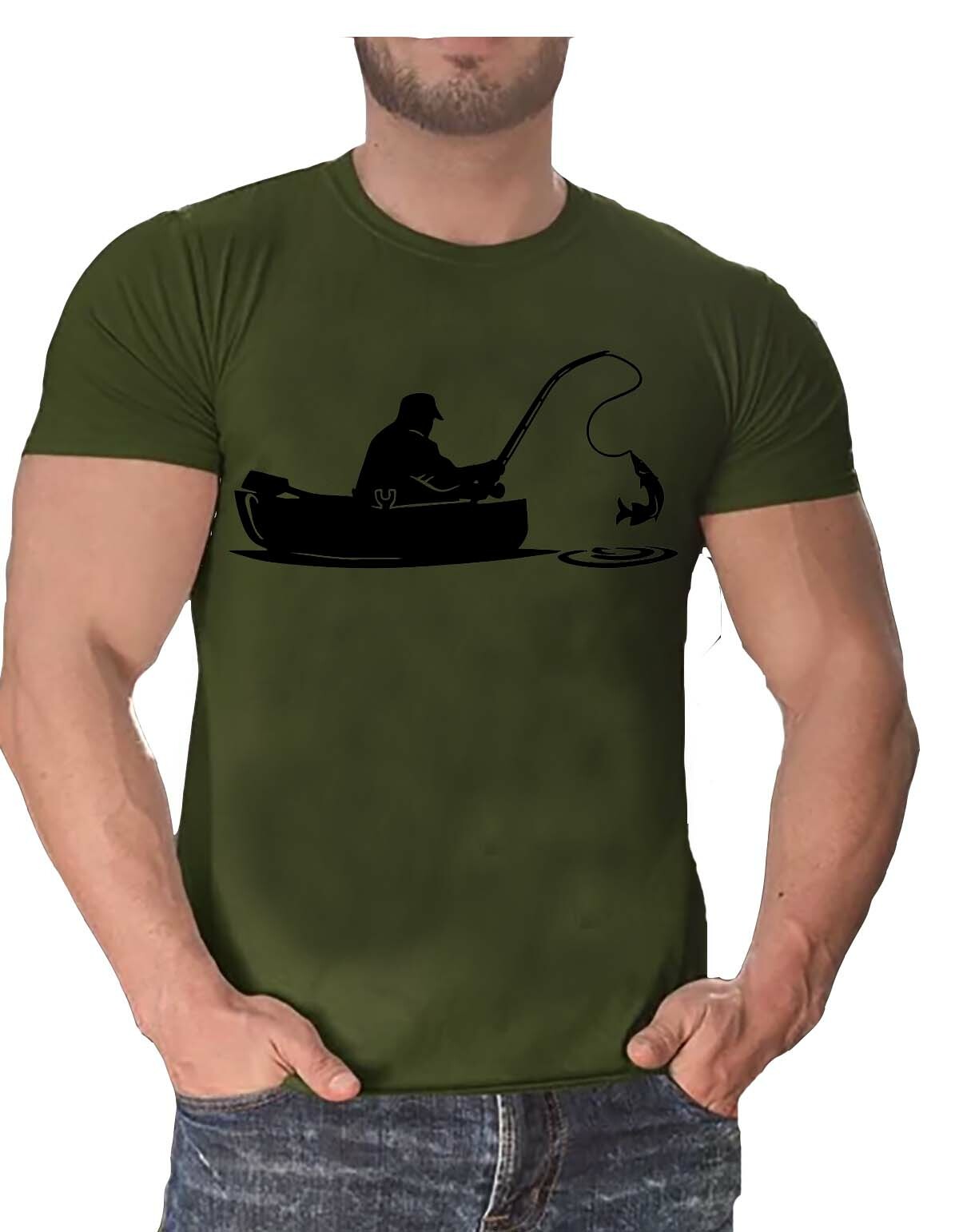 FISHING FISHERMAN T-SHIRT BIG CRAP ANGLING CLOTHING CAMO Dad GIFT FATHER TEE gallery