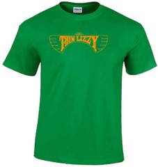 Thin Lizzy – poster 5 T-shirt hard rock green blue black olive all sizes S-5XL