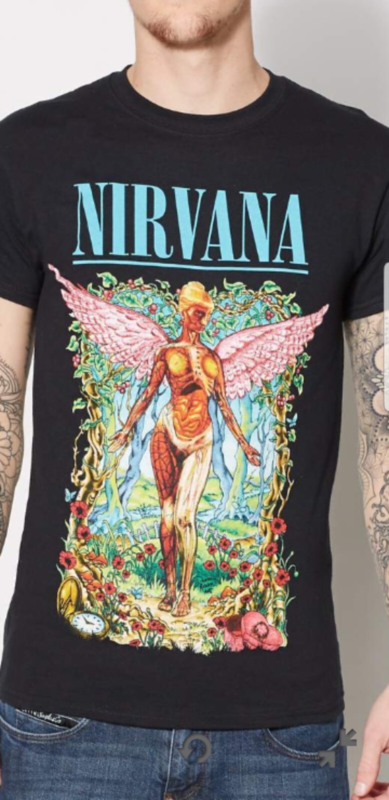 NIRVANA - In Utero - T SHIRT S-M-L-XL-2XL Brand New T Shirt gallery