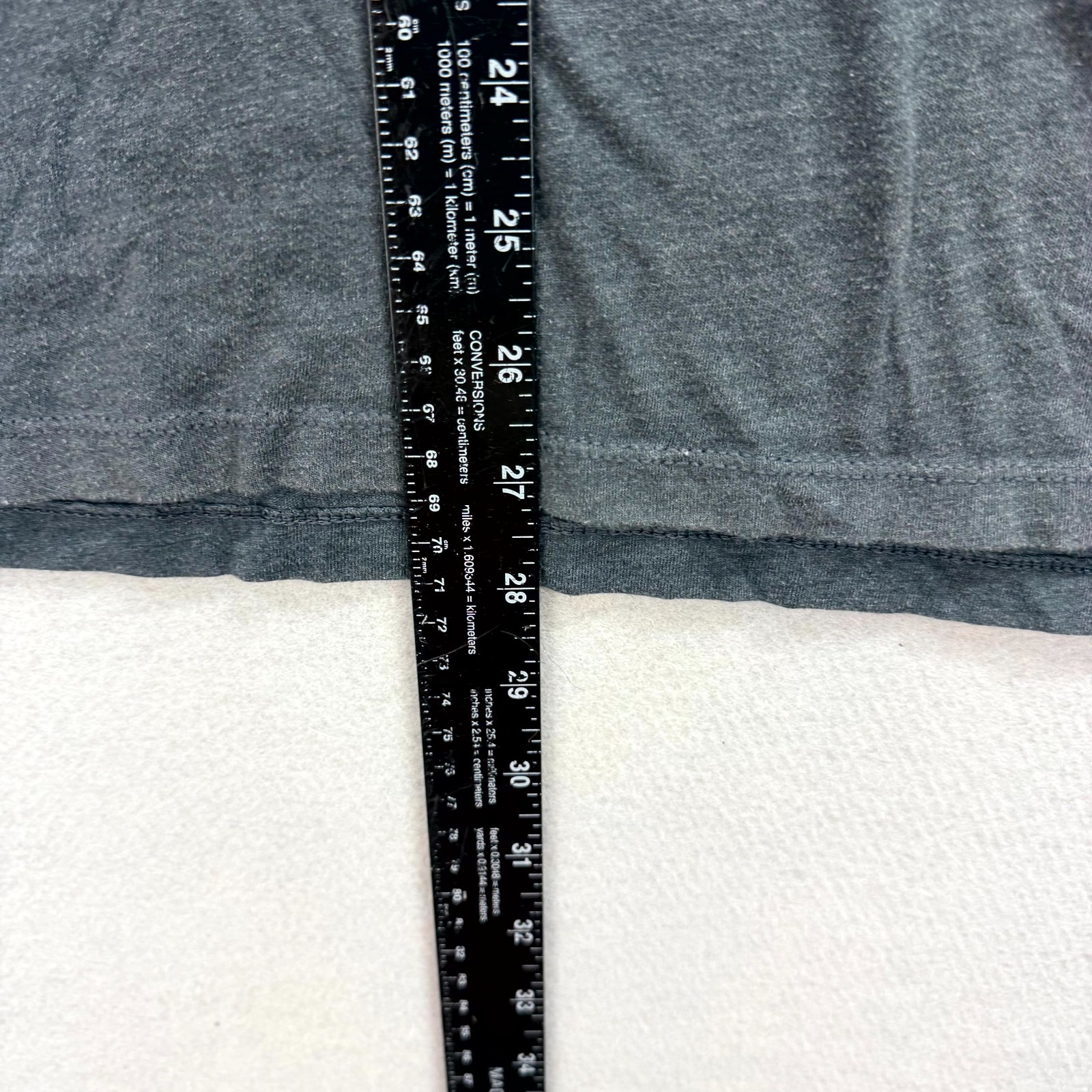 AFTCO Billed T-Shirt Mens Medium Dark Gray Any Fish Any Water Graphic Crew Faded gallery