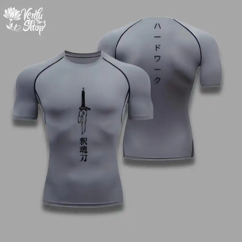 Compression Shirt Sportswear Gymwear Gym Anime Fushiguro Clothing Zenin Muscles gallery