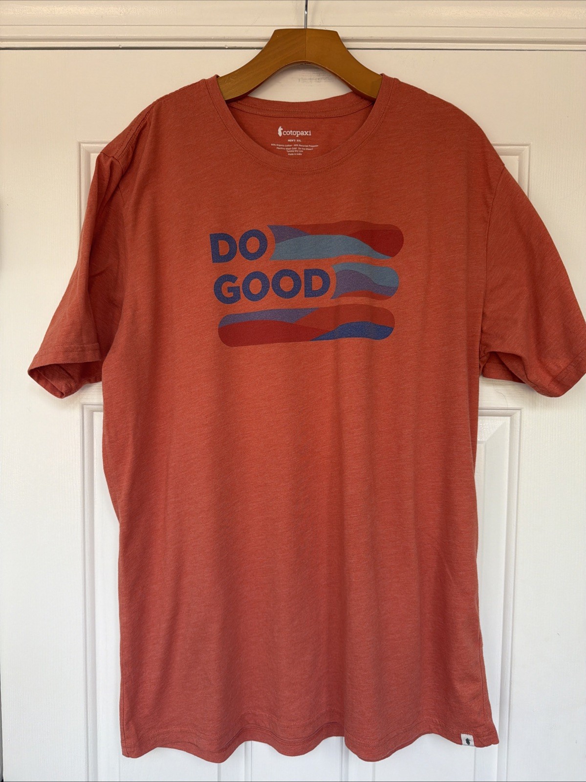 Cotopaxi Do Good Short Sleeve Graphic T-Shirt Orange Men’s Size XXL Outdoors