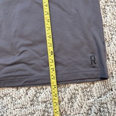 Rhone Element Shirt Mens Medium Charcoal Gray Cotton Blend Short Sleeve Tee