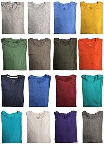 BILLIONHATS 12 Pack Plus Size Men Cotton T-Shirt, Short Sleeve Tees (Medium)