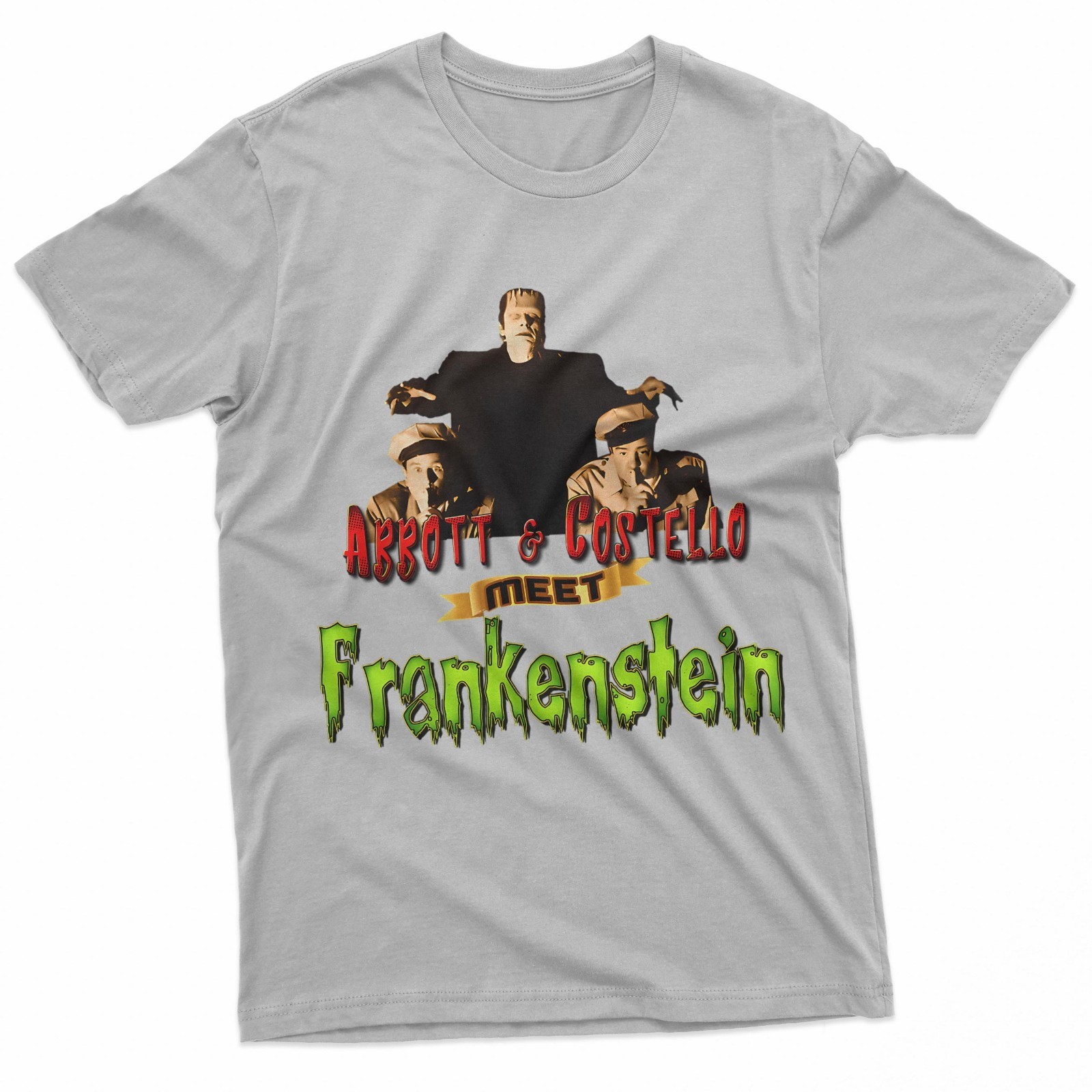 Abbott And Costello Meet Frankenstein Classic Horror Comedy T-Shirt gallery
