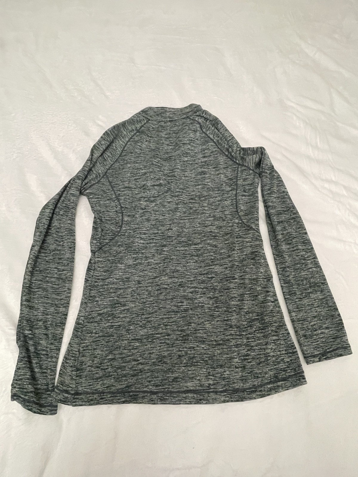 Under Armour Men Long Sleeve Semi-Fitted Heat Gear Size Medium Grey Green gallery