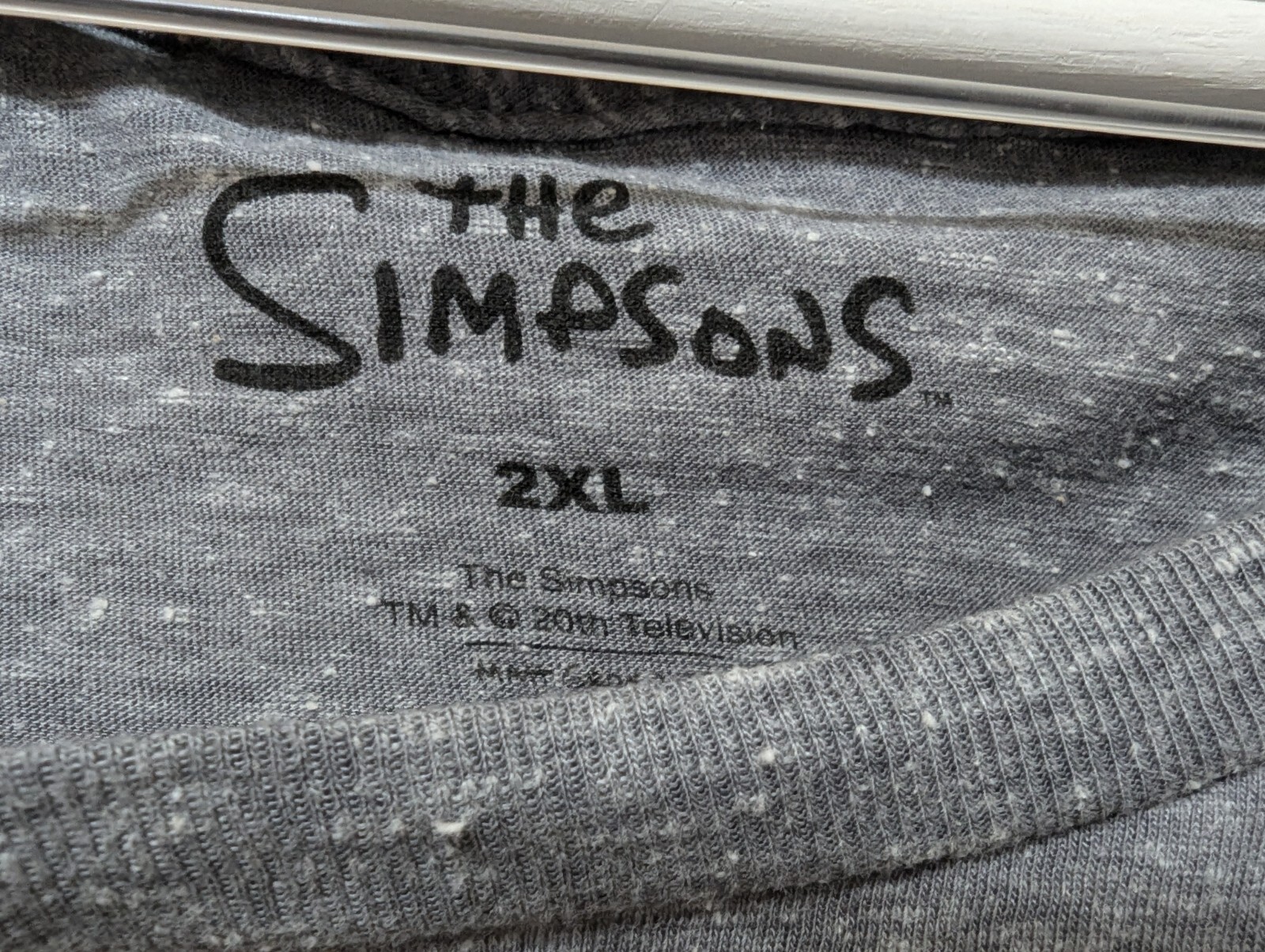 The Simpsons Homer's Bad Donut Men's Universal Studio Short Sleeve Size 2XL gallery