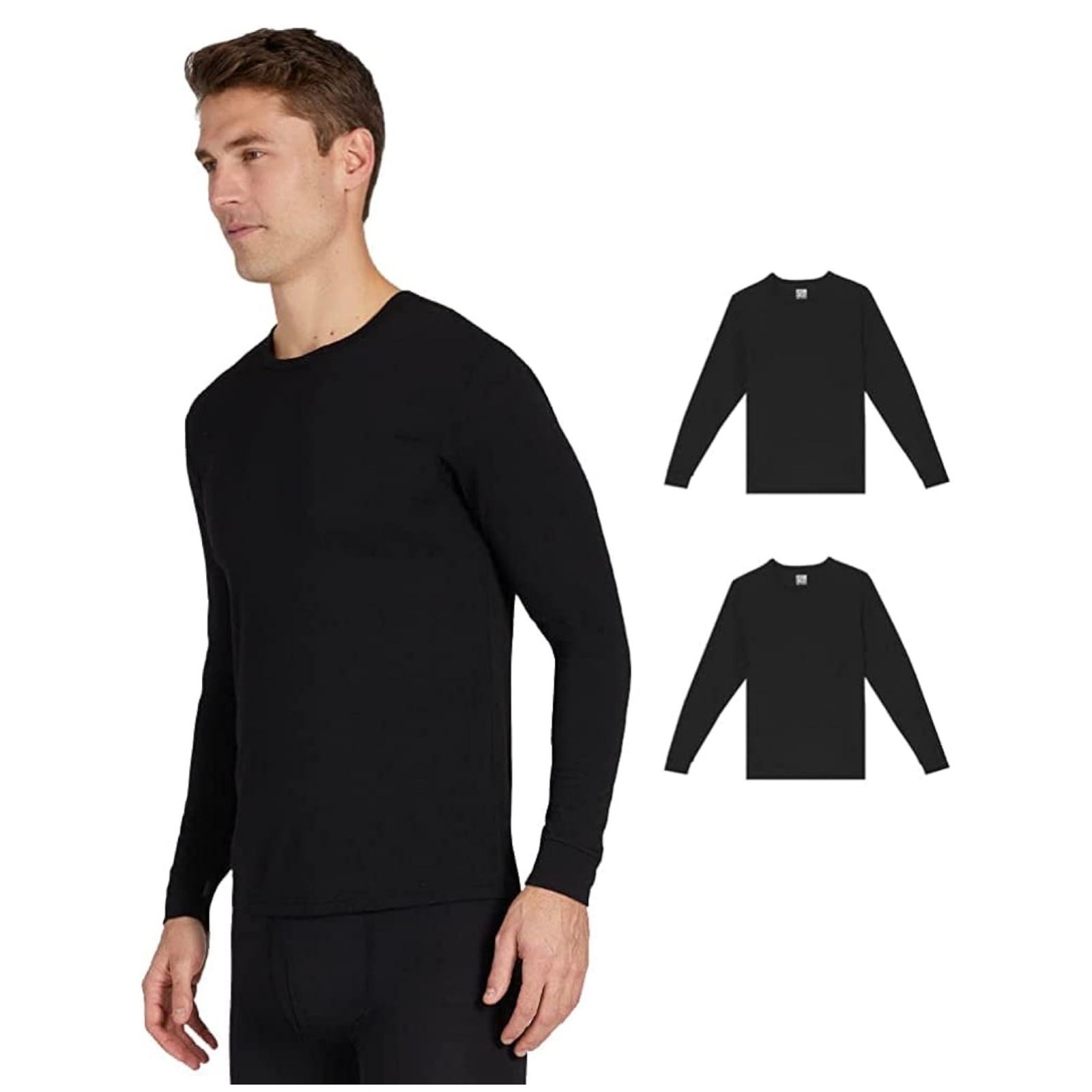32 Degrees Men’s 2-Pack Performance  Crewneck Top Size L # J-113
