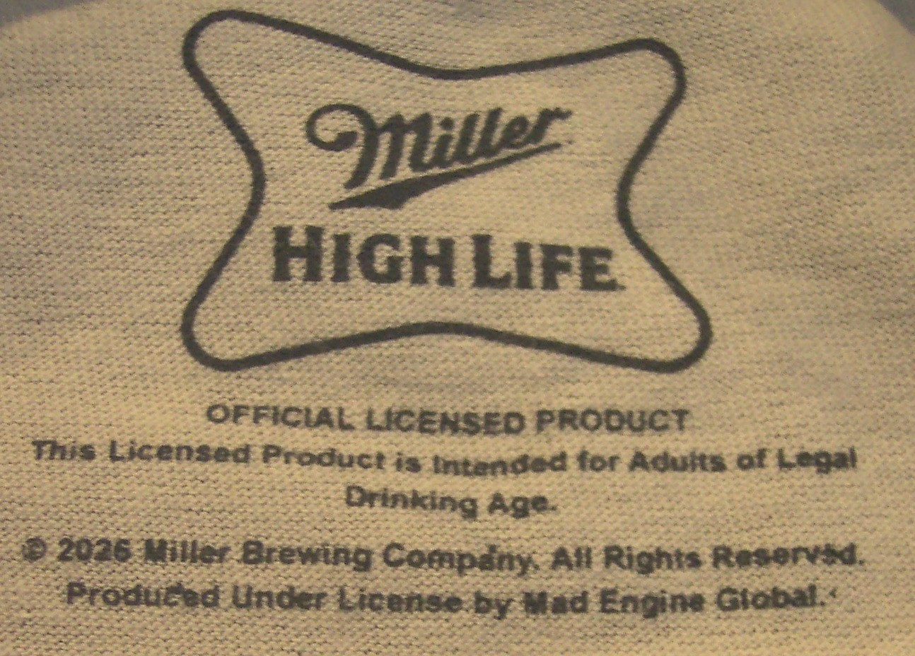 VINTAGE STYLE MILLER HIGH LIFE BEER Mountains Deer T-shirt MENS MEDIUM NEW gallery
