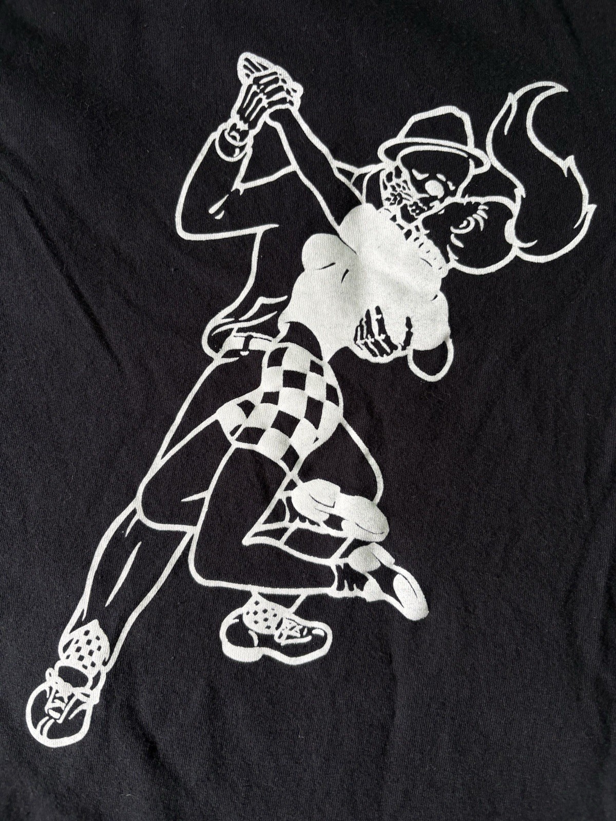 Ska Rocksteady Reggae 2-Tone Double XX Large Black Cotton Dancers T-Shirt gallery