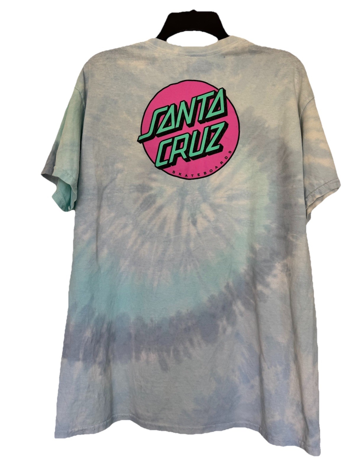 Santa Cruz Skateboards T Shirt Mens Large Multicolor Tie Dye Cotton Streetwear gallery