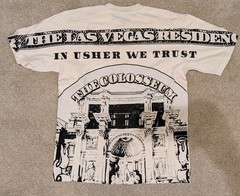 USHER United Reserve Ush Bucks One Dollar The Colosseum Graphic T-Shirt Medium