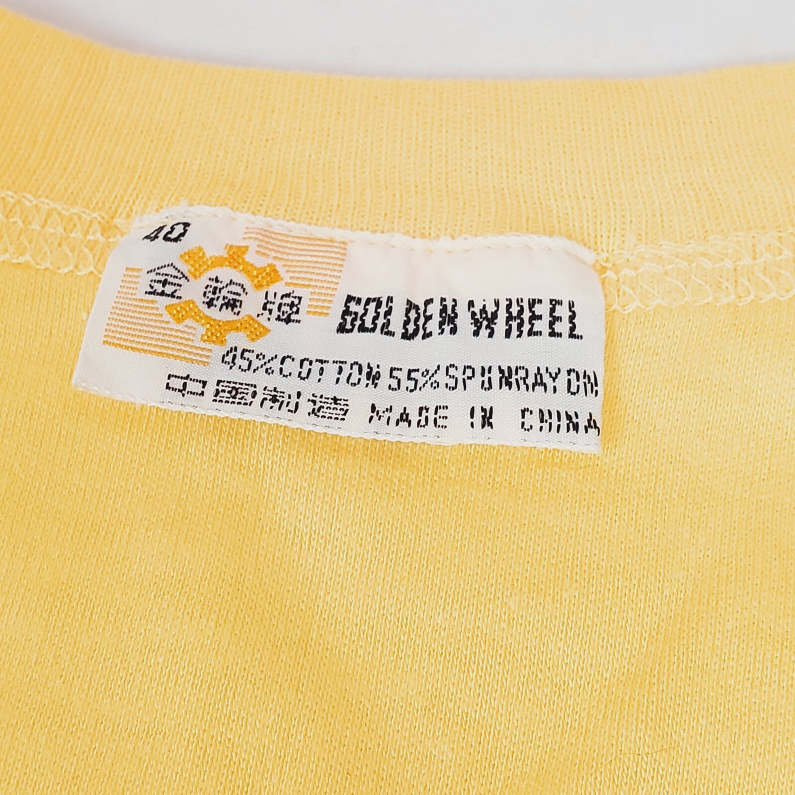 Vintage "CHINA" Single Stitch Ringer T Shirt ☆ Graphic Dragon Thin Golden Wheel gallery