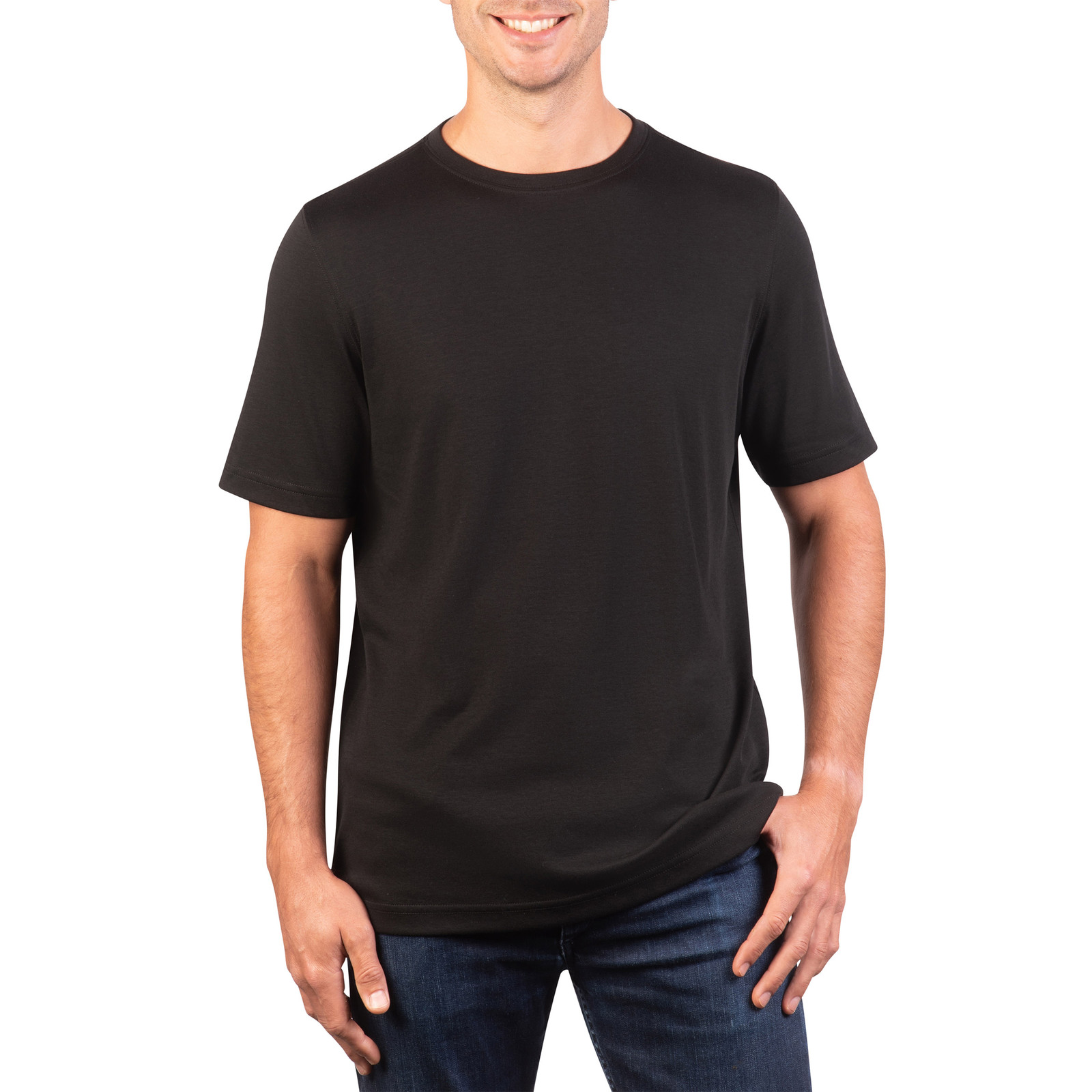 Kirkland Signature Men's Pima Cotton Tee T-Shirt Made in Peru S M L XL XXL 3XL gallery