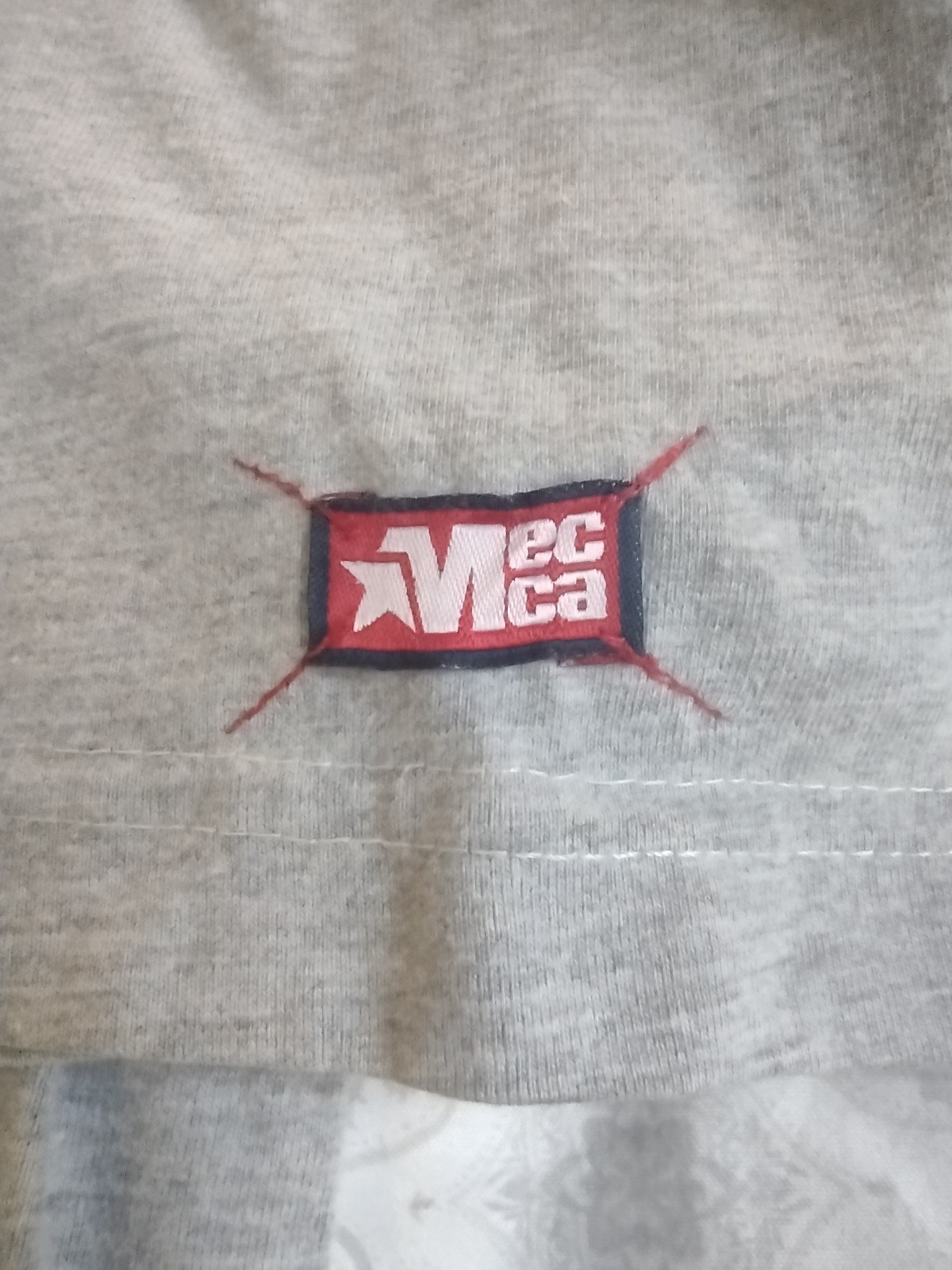 Vintage Y2K Mecca USA VTG 90s Shirt Mens XL Gray OG Skater Hip Hop Streetwear gallery