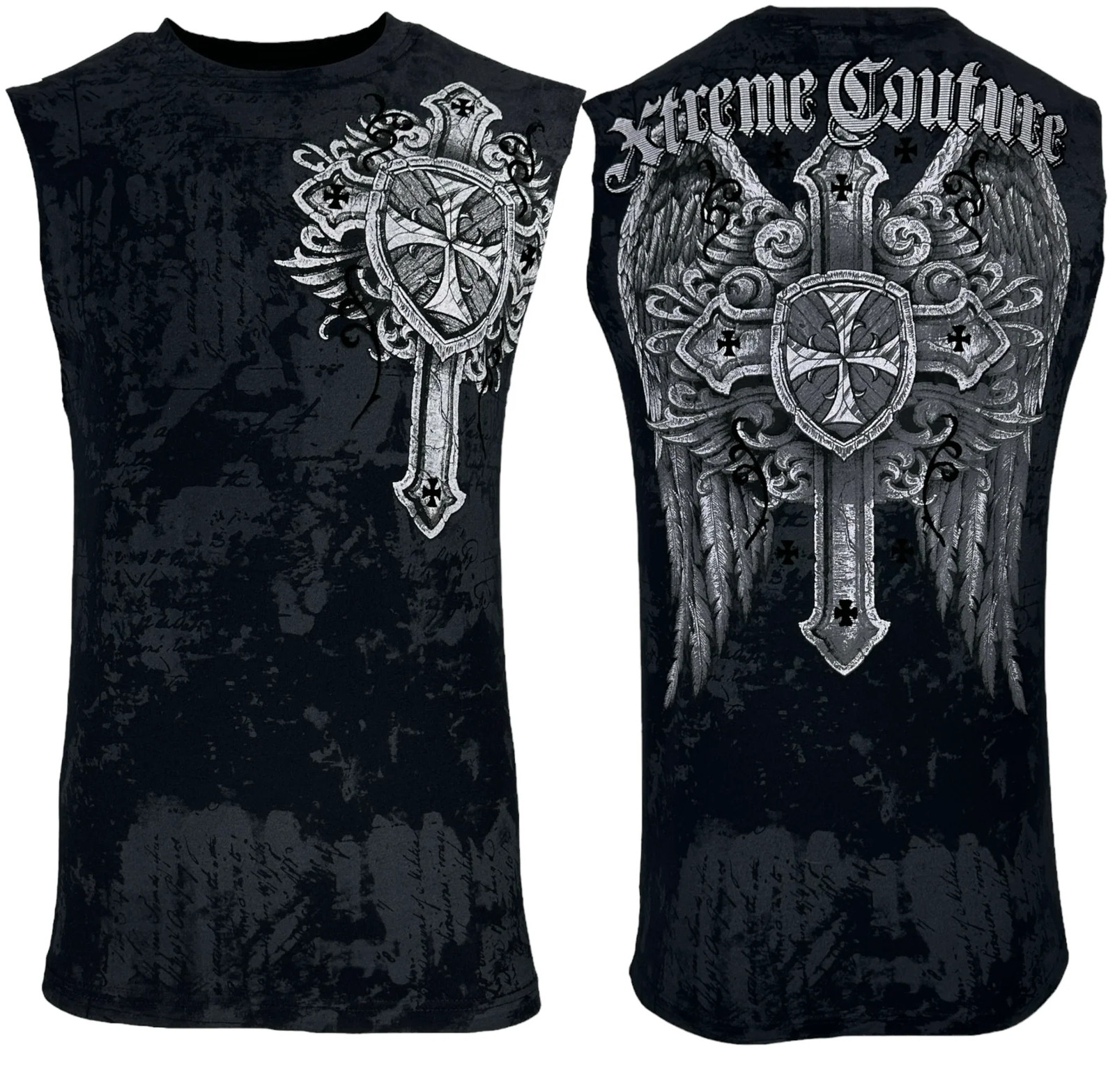 Xtreme Couture By Affliction Men’s Muscle T-shirt Tank Top Ragged Faith S-5XL