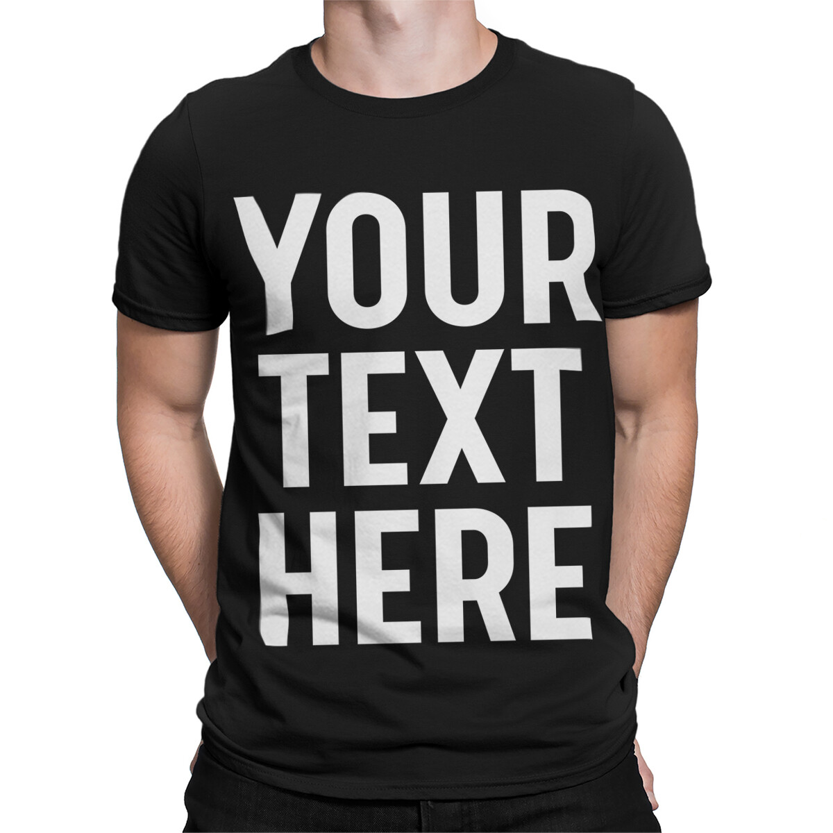 Personalised Your Text Name Customizable Printed Mens Womens T-Shirts Top#TA-195 gallery