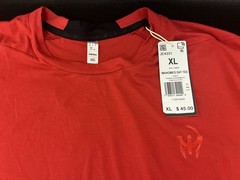 $45 ADIDAS x Patrick Mahomes D4T Tee Shirt Men XL EXTRA LARGE Red KC Chiefs NEW
