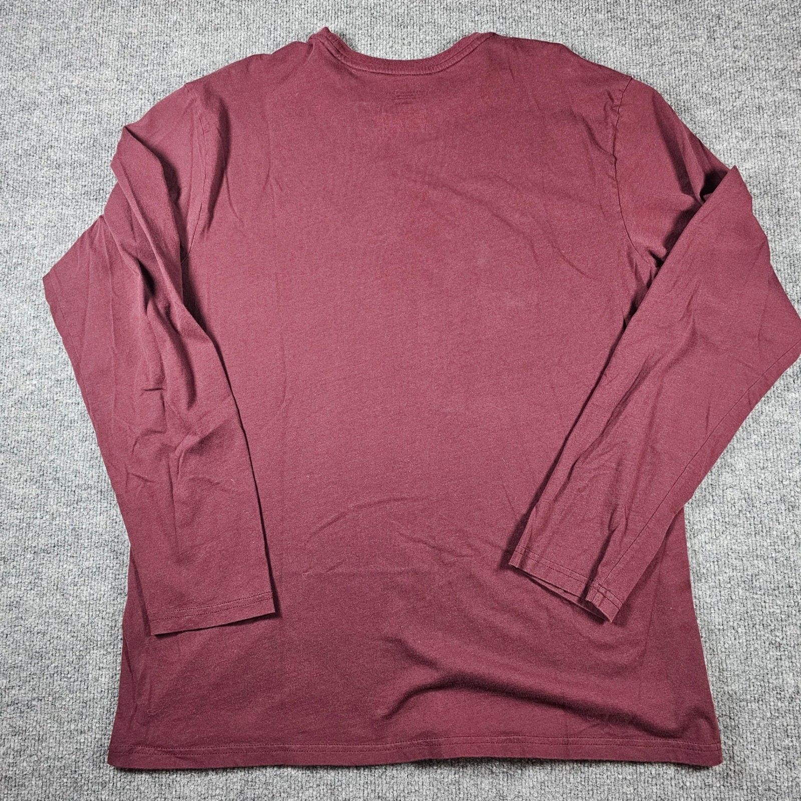 Polo Ralph Lauren Mens XL Burgundy Long Sleeve Big Pony Camo Graphic T-Shirt gallery