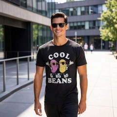 Mens Funny T Shirts Cool Beans Easter Sunday Candy Graphic Tee for Men