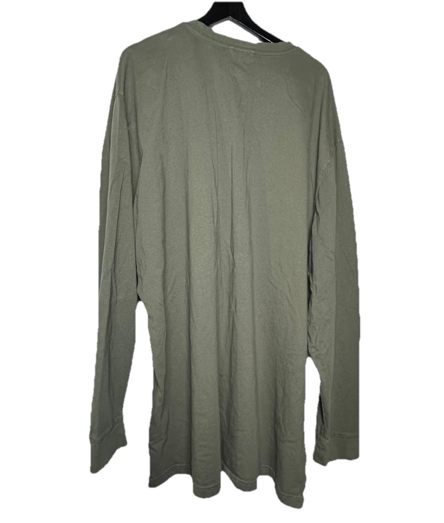 REDHEAD Long Sleeve Henley Shirt Men's 3XLT Olive Green gallery