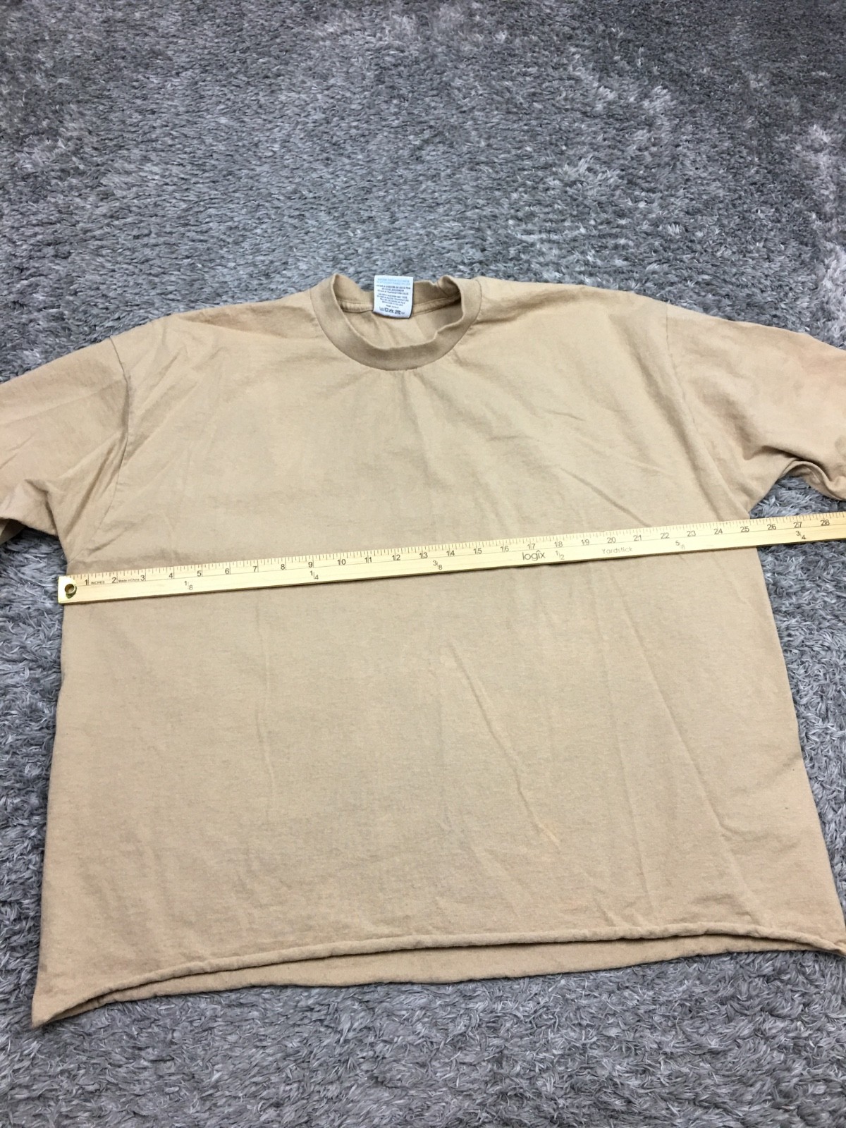 Pro Club Heavyweight Shirt Mens Size 2XL Beige Tan Short Sleeve Cotton gallery