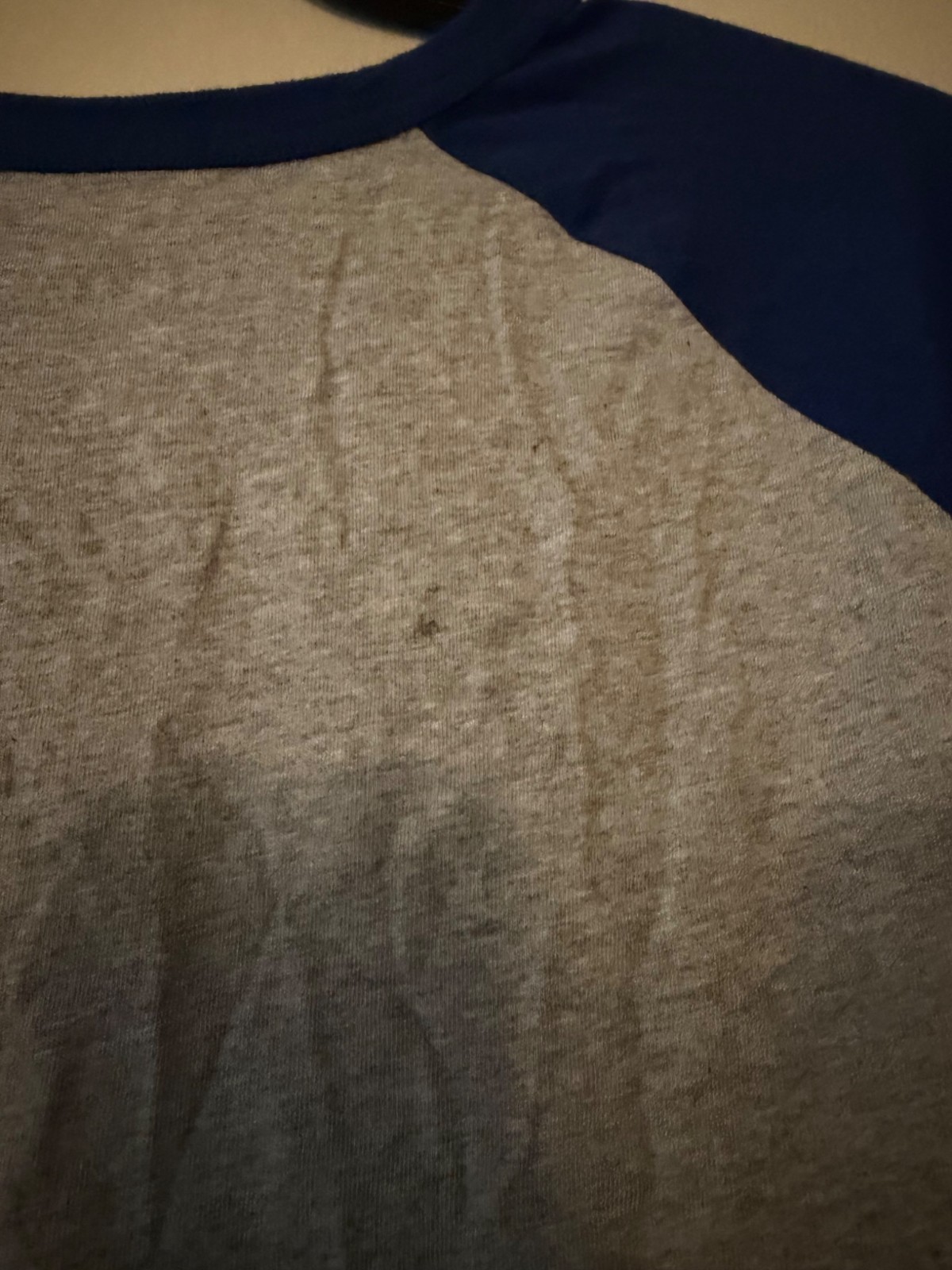 Sport-Tek Fort Wayne Metals Raglan Baseball Tee Shirt Gray Blue 2XL gallery