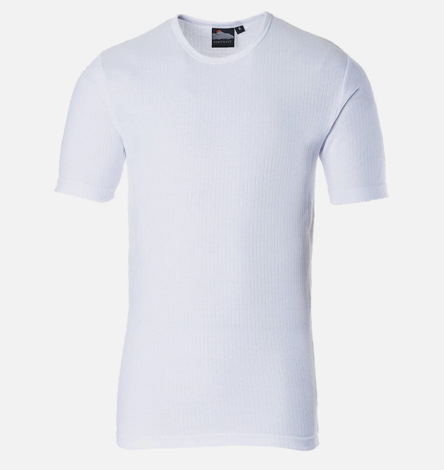 Portwest Mens Thermal Short Sleeve T-Shirt Winter Baselayer Long Johns Top Sz XL