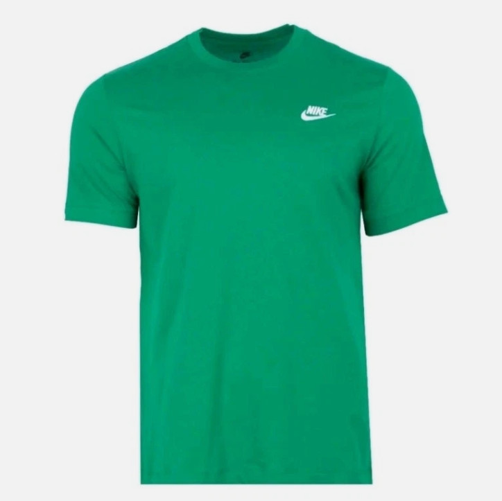 Nike Men’s Size L Essentials Sportswear Club Tee T Shirt Stadium Green