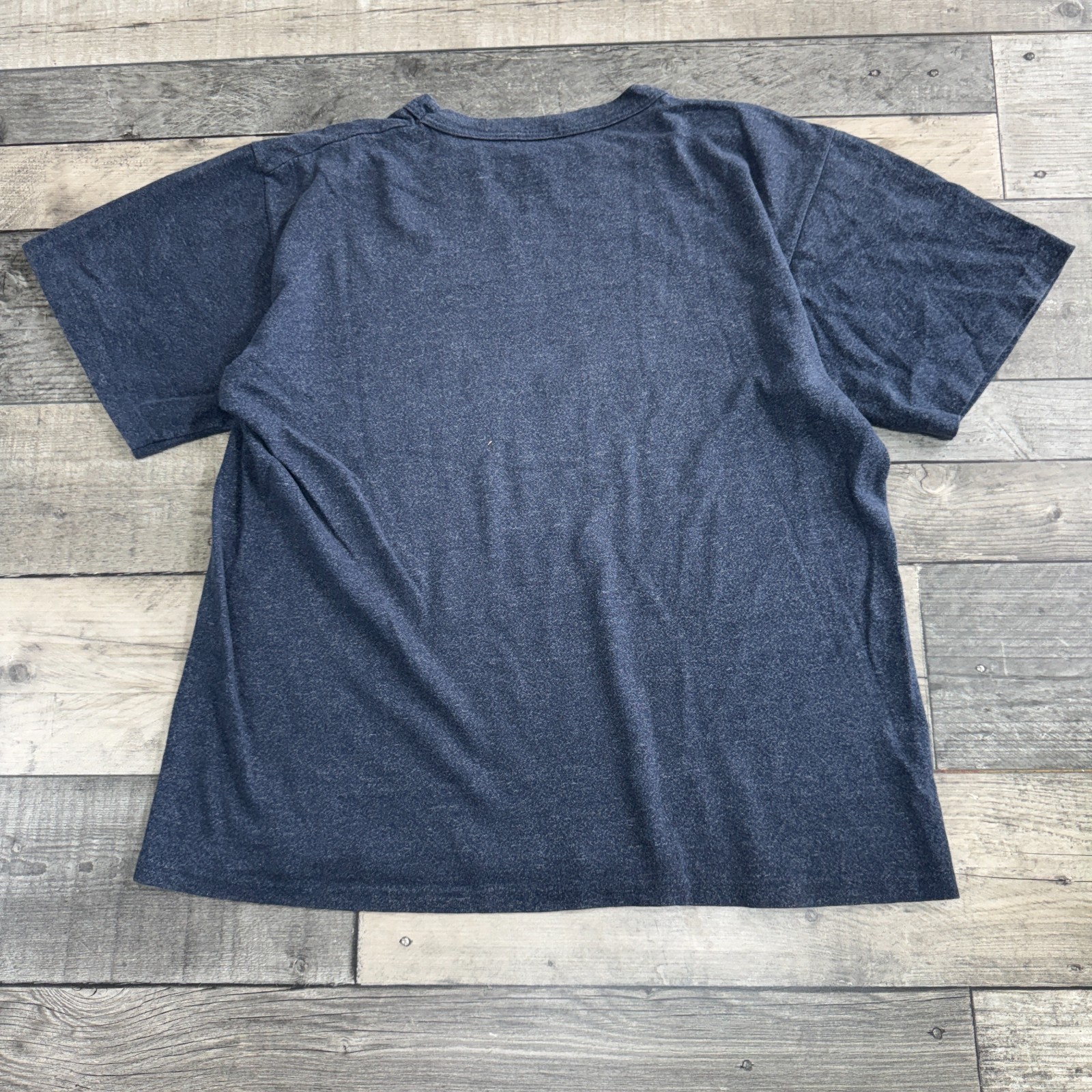 Champion Mens T Shirt Blue Single Stitch 90s Retro Size Medium gallery