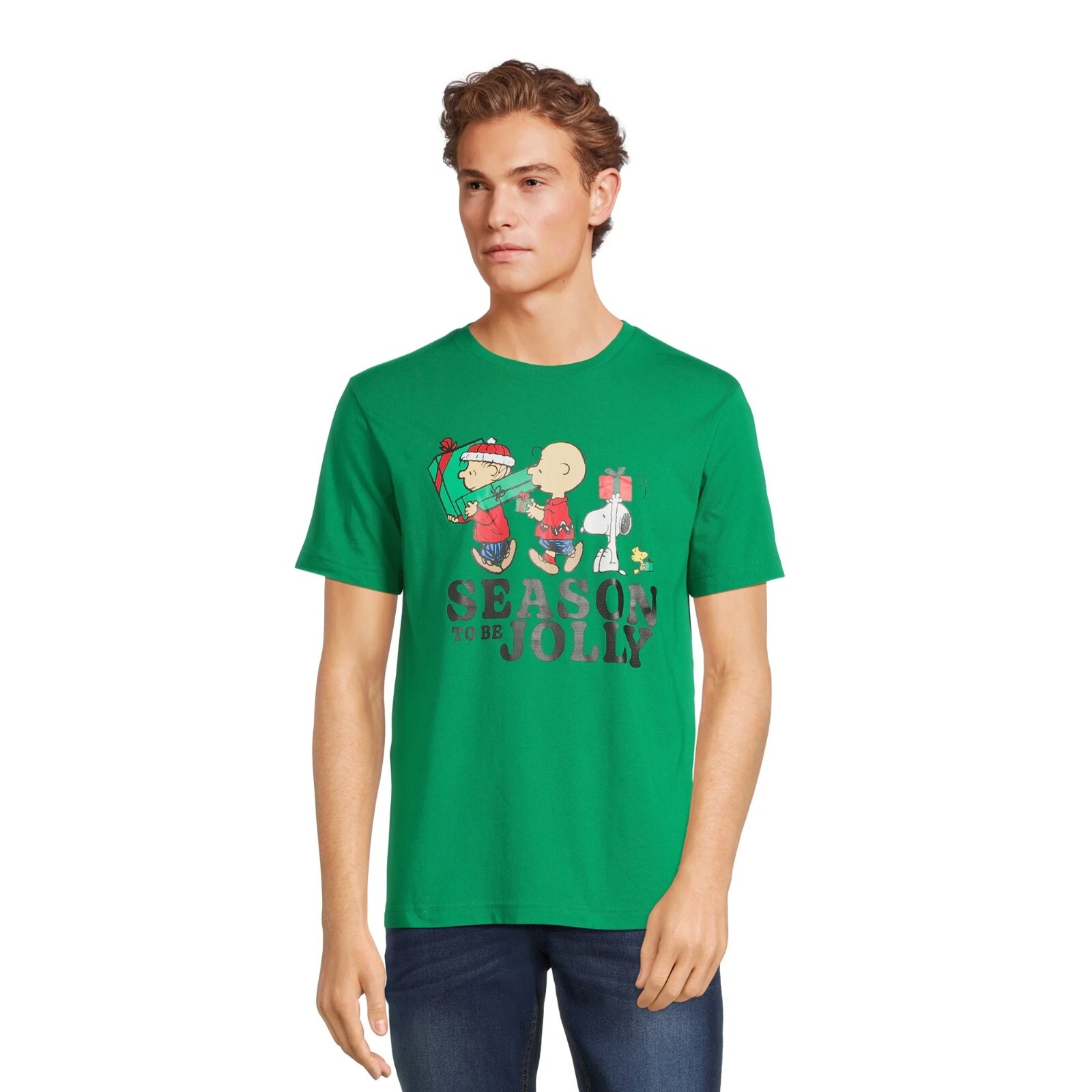 Peanuts Men's Graphic Tees with Short Sleeves, 2-Pack Size S (34-36) gallery