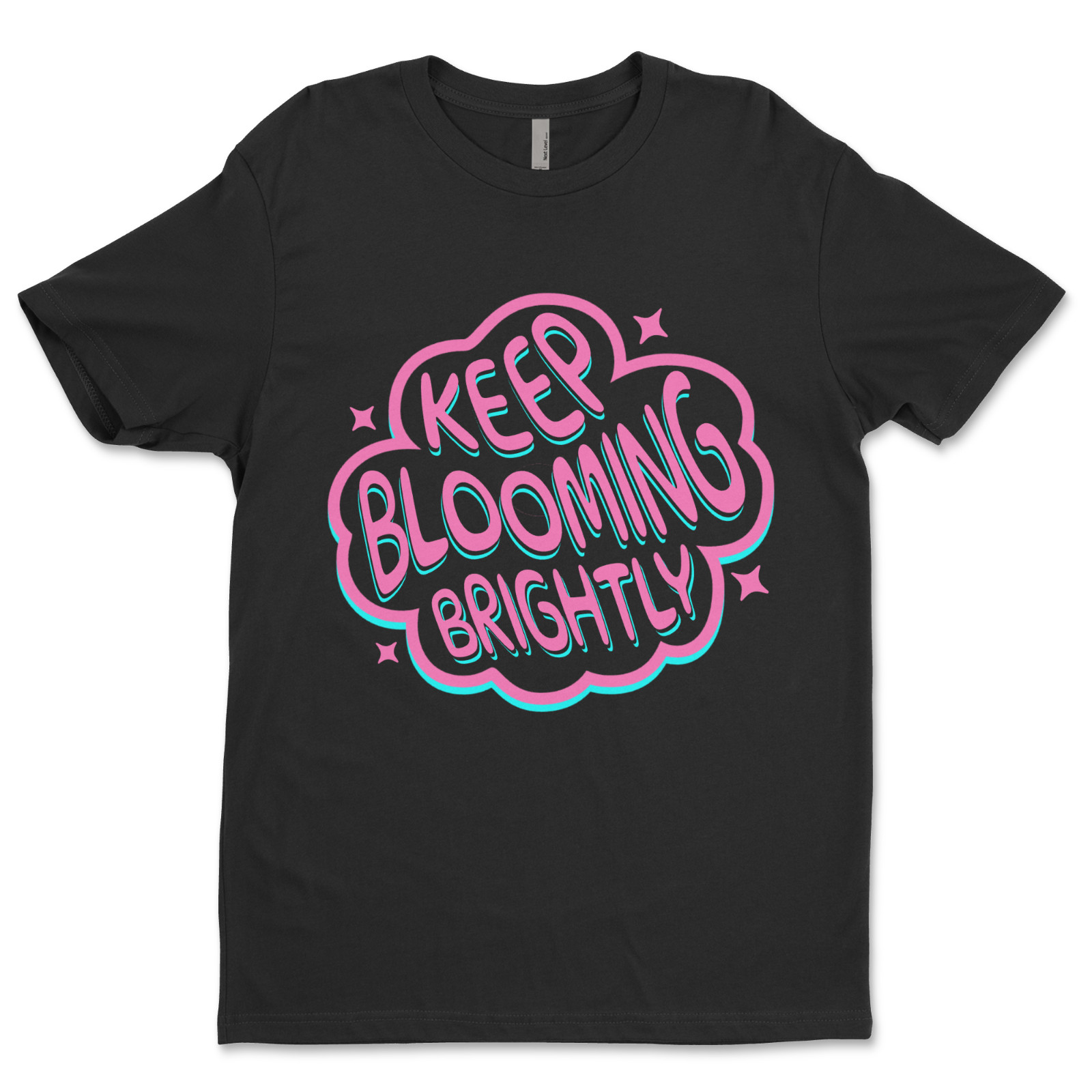 Custom T-Shirt,keep blooming Dtf Print On Next Level T-Shirt unisex Soft Cotton gallery