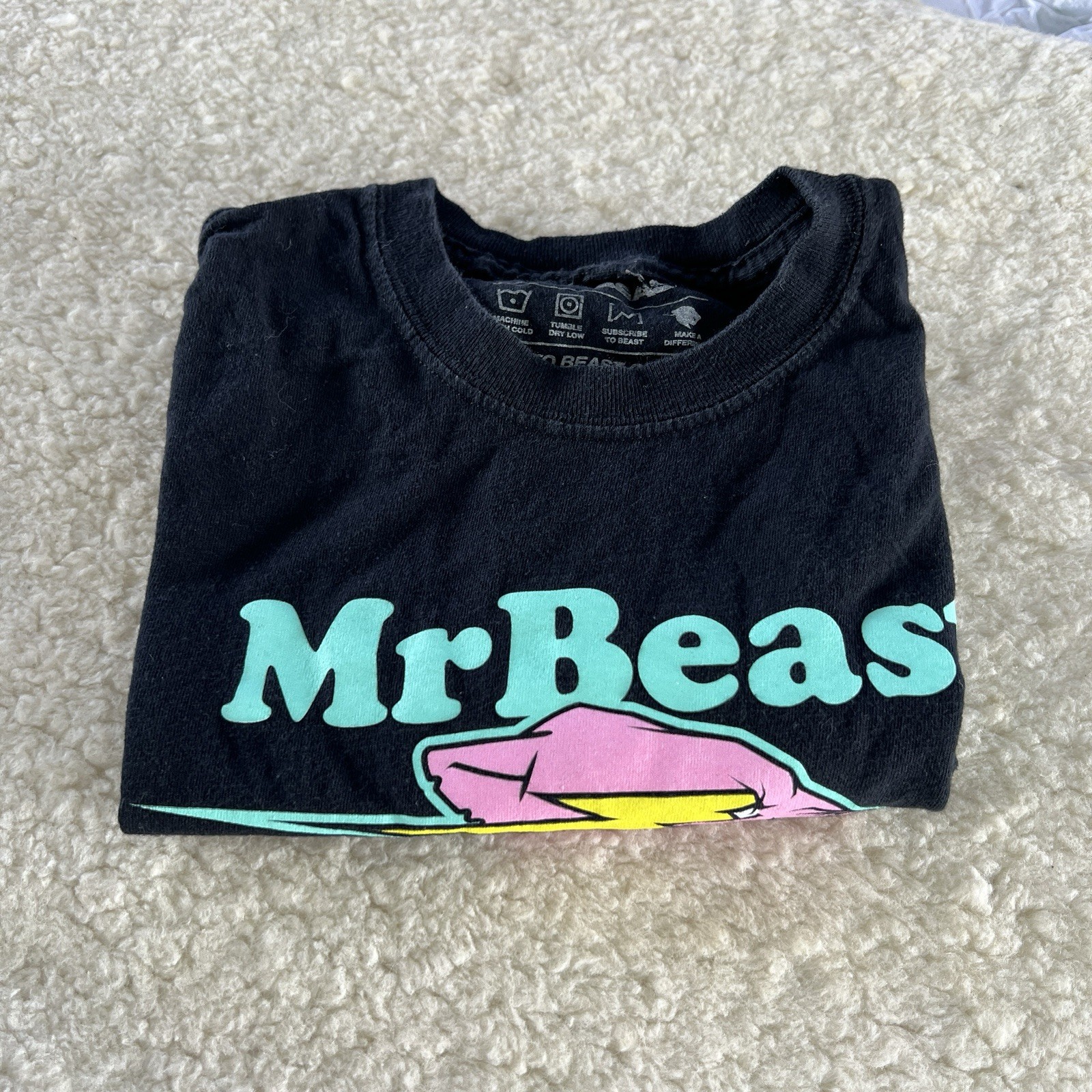 Mr. Beast Executive Producer T-Shirt Short Sleeve Tee Cotton Black Men's Medium gallery