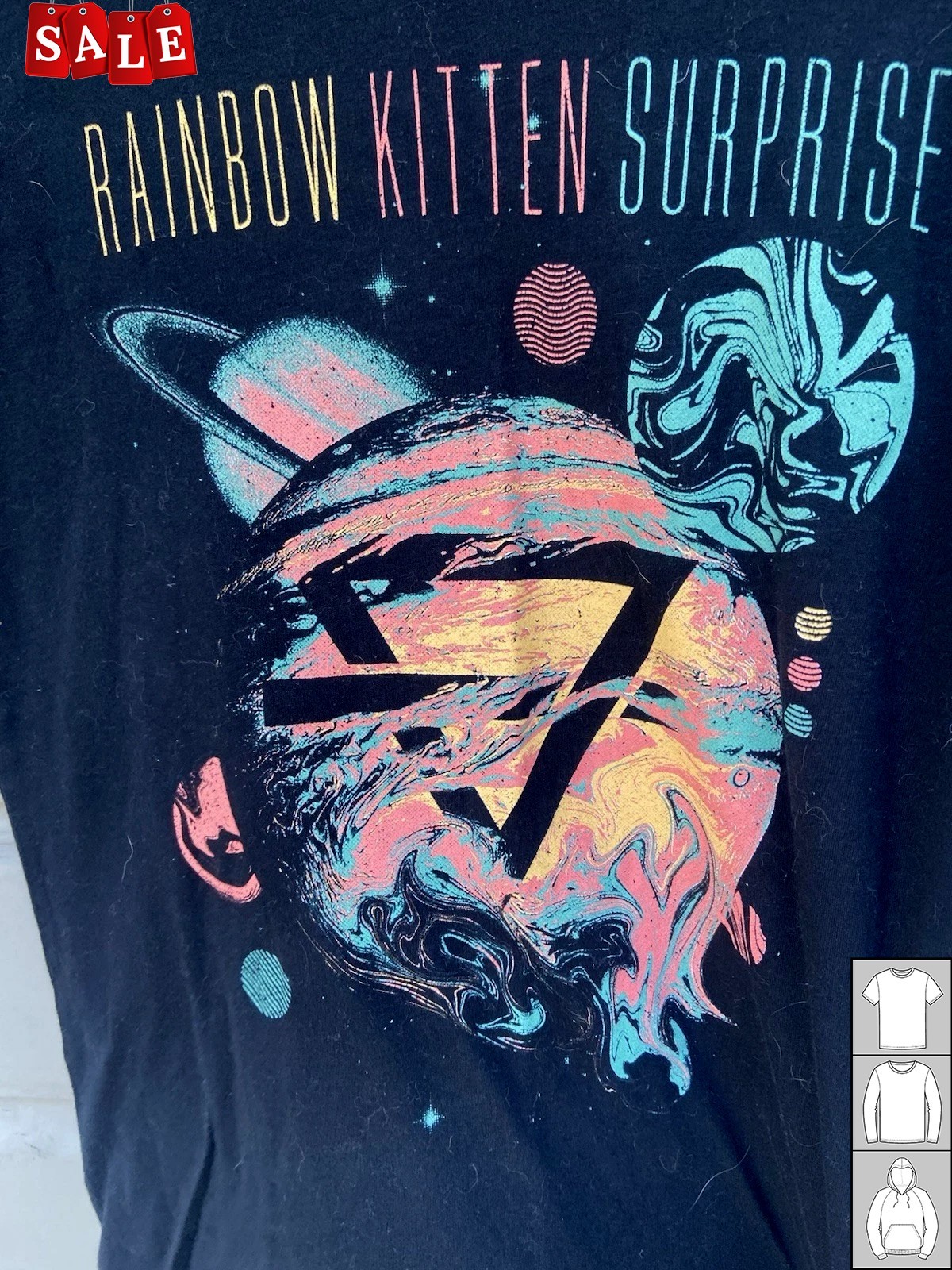 New Popular Rainbow Kitten Surprise The Friend Love Freefall Men All Size RM191 gallery