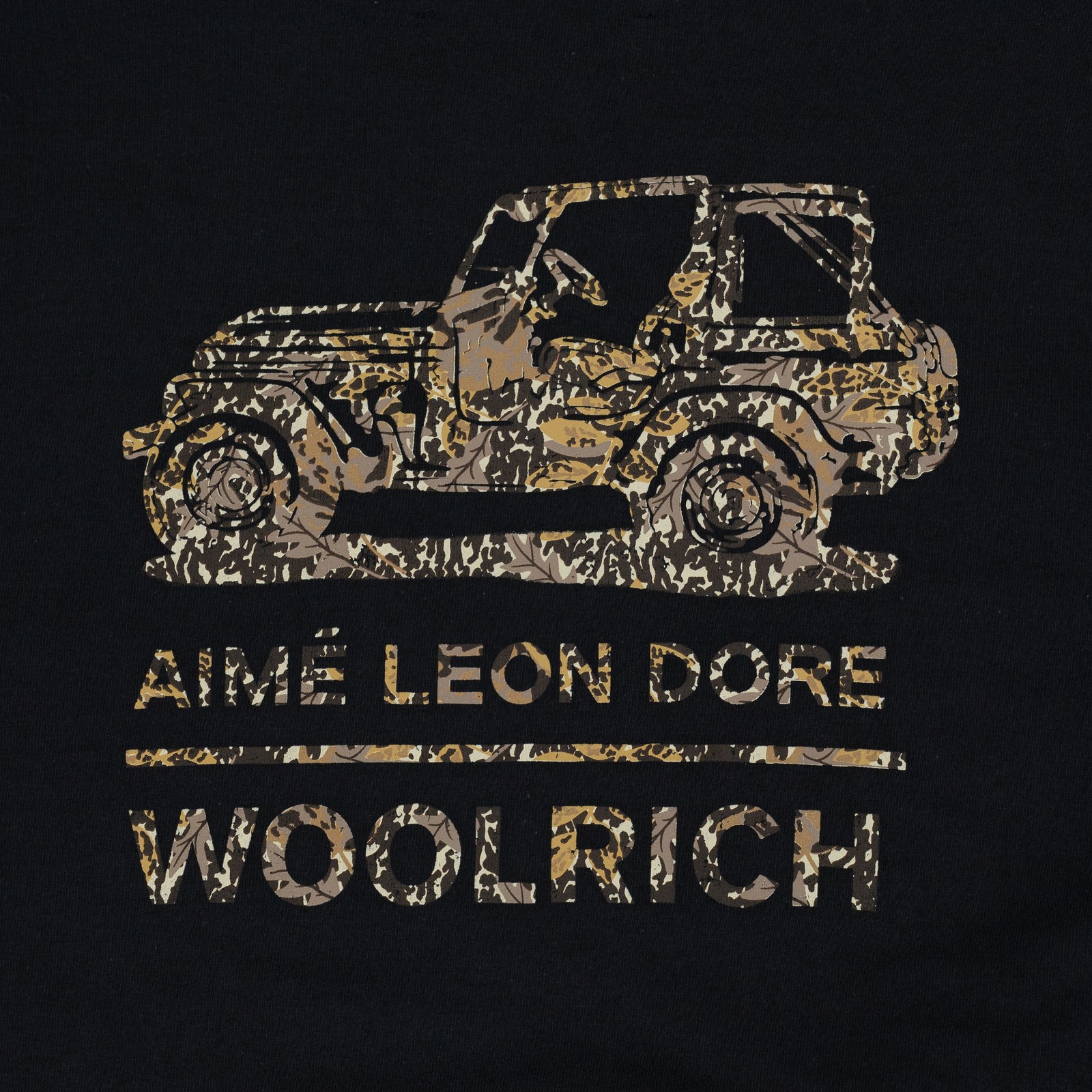 AIME LEON DORE Black Woolrich All Terrain Tee SIZE L $85 gallery