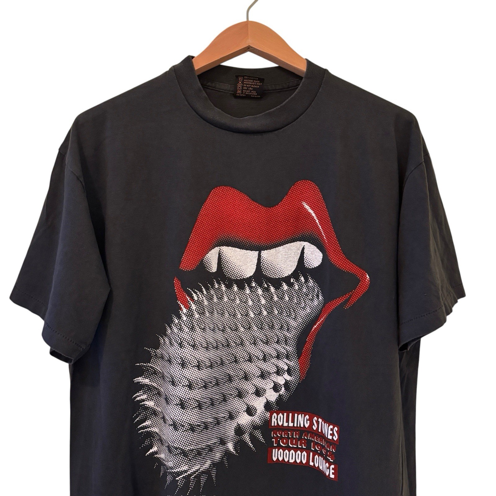 Vintage Rolling Stones Voodoo Lounge Tour T Shirt Size XL Brockum Tag REPRINT gallery