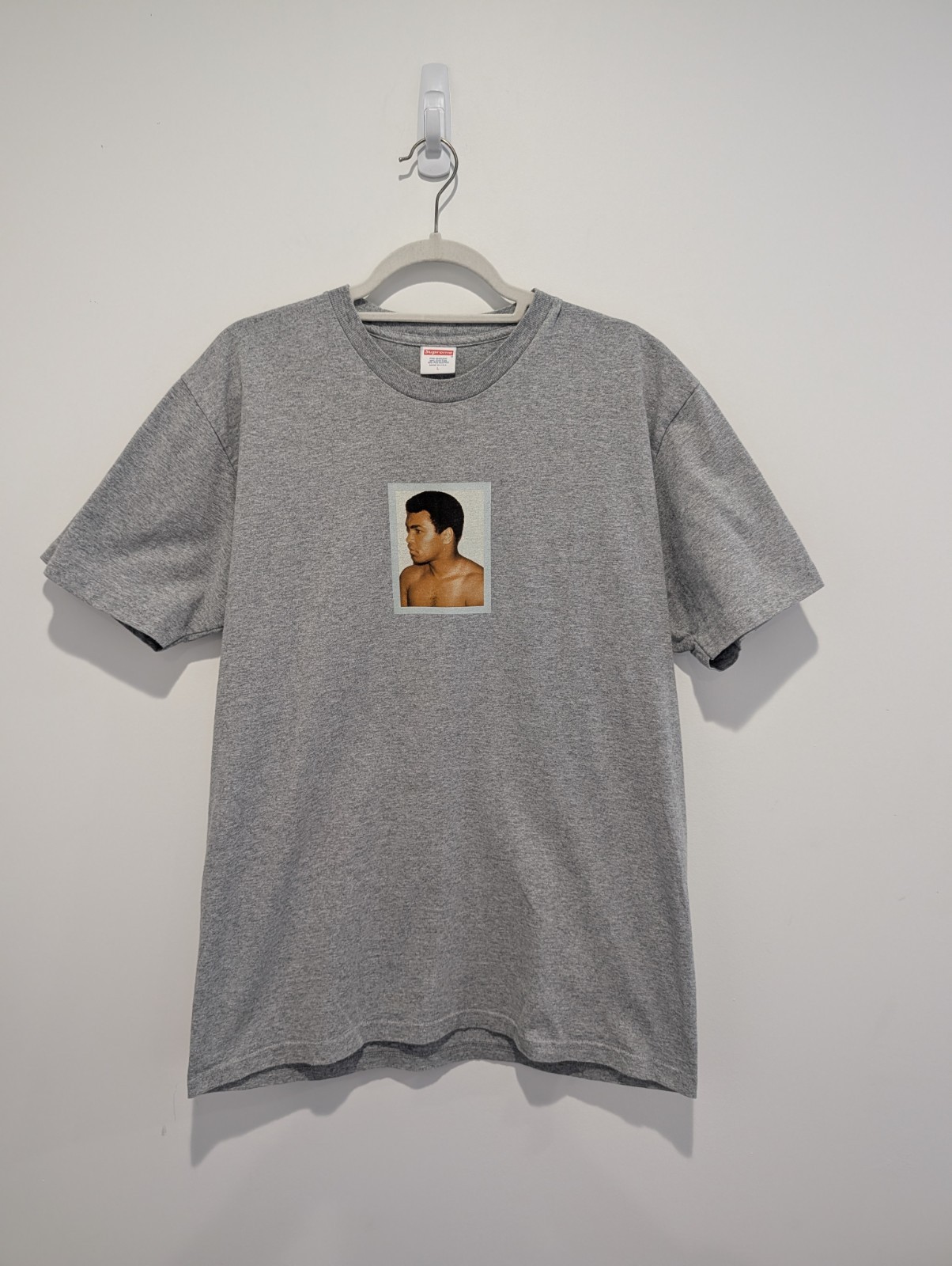 Supreme SS16 Ali Warhol Photo Tee Heather Grey Size Large gallery