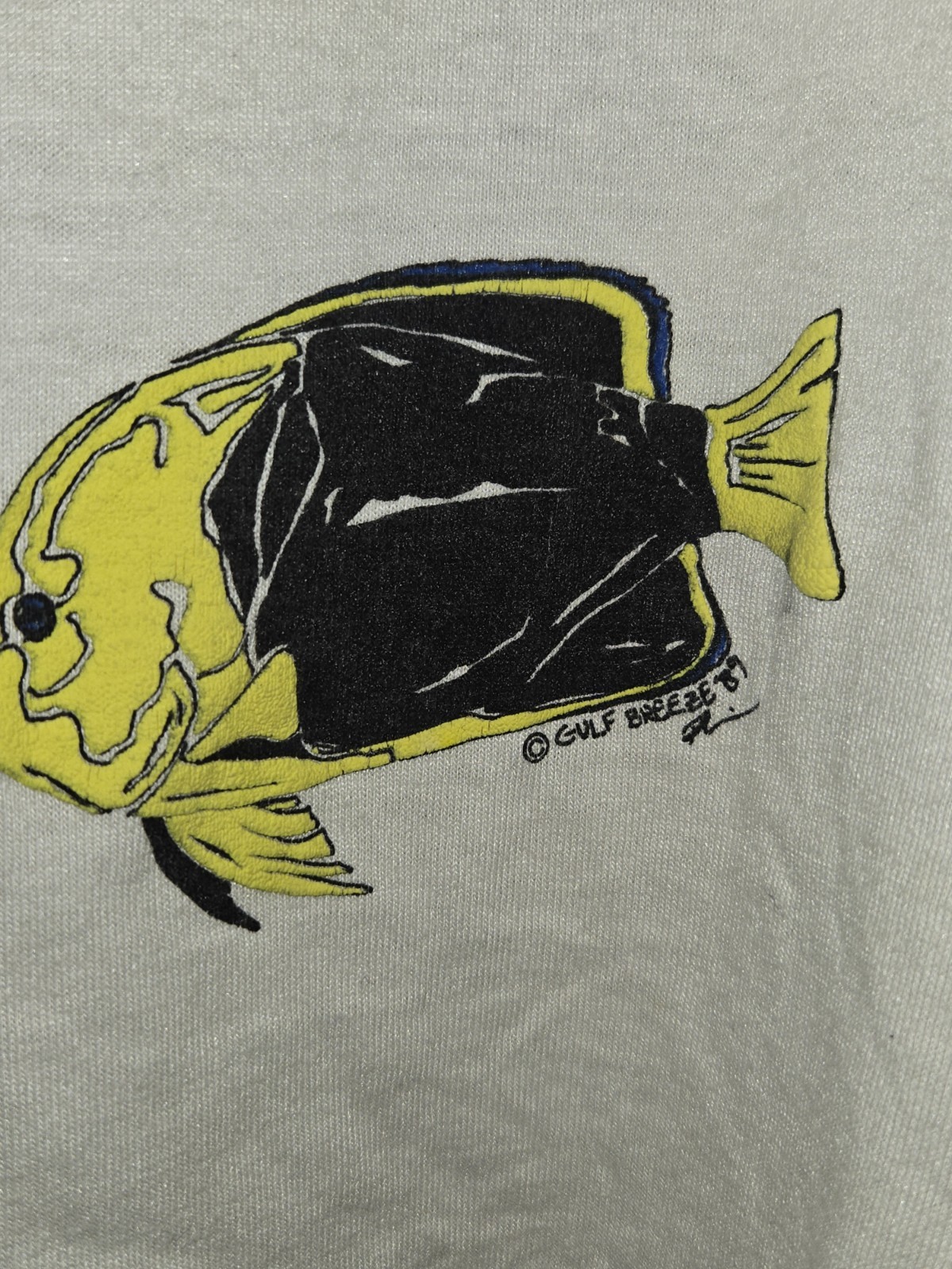 VTG RARE VENICE BEACH FLORIDA AQUATIC FISH T SHIRT SIZE L 1989 gallery