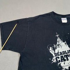 Deadliest Catch Discovery Channel T-Shirt Mens Size L Graphic Tee Jerzees