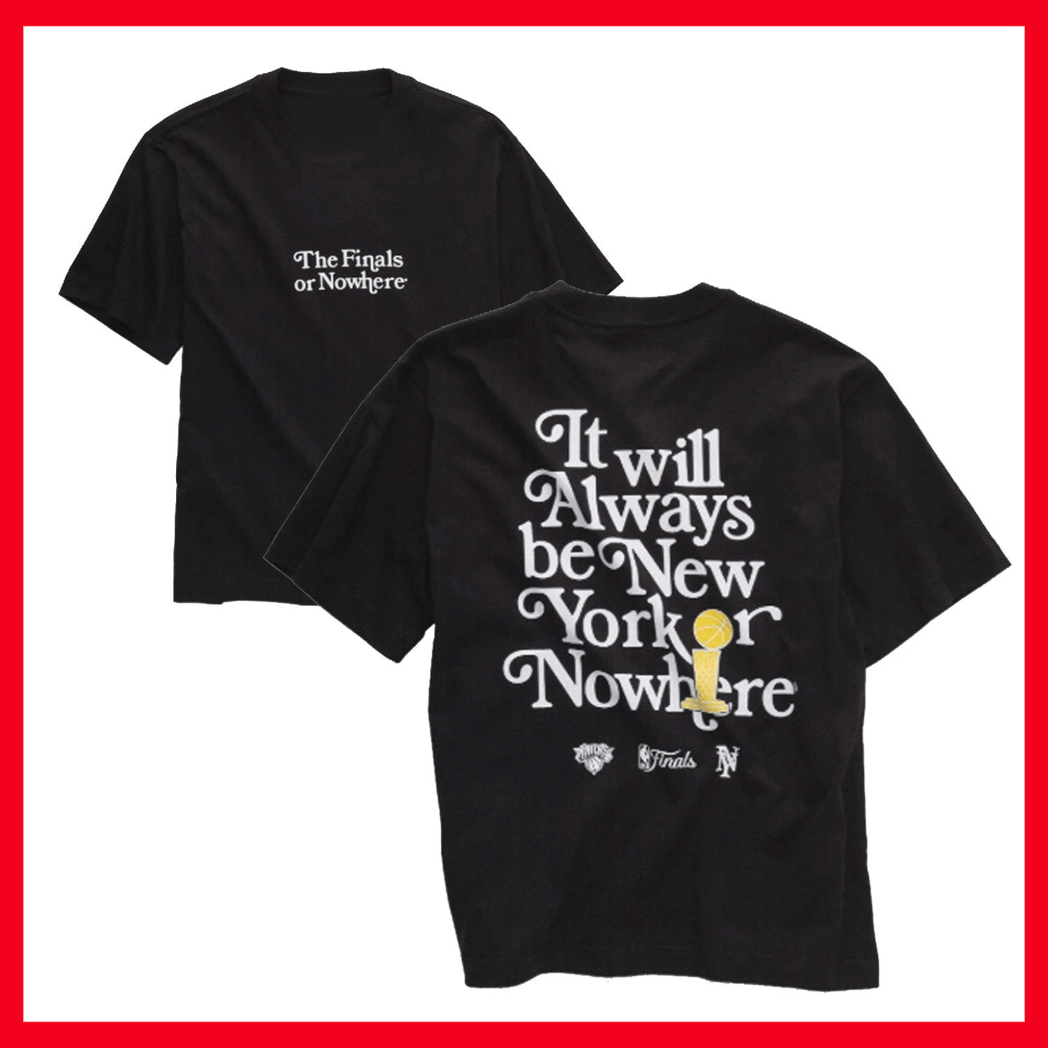 NEW!!! NY Knick$ New York Or Nowhere Graphics 2026 Finals Game T-shirt Gildan gallery