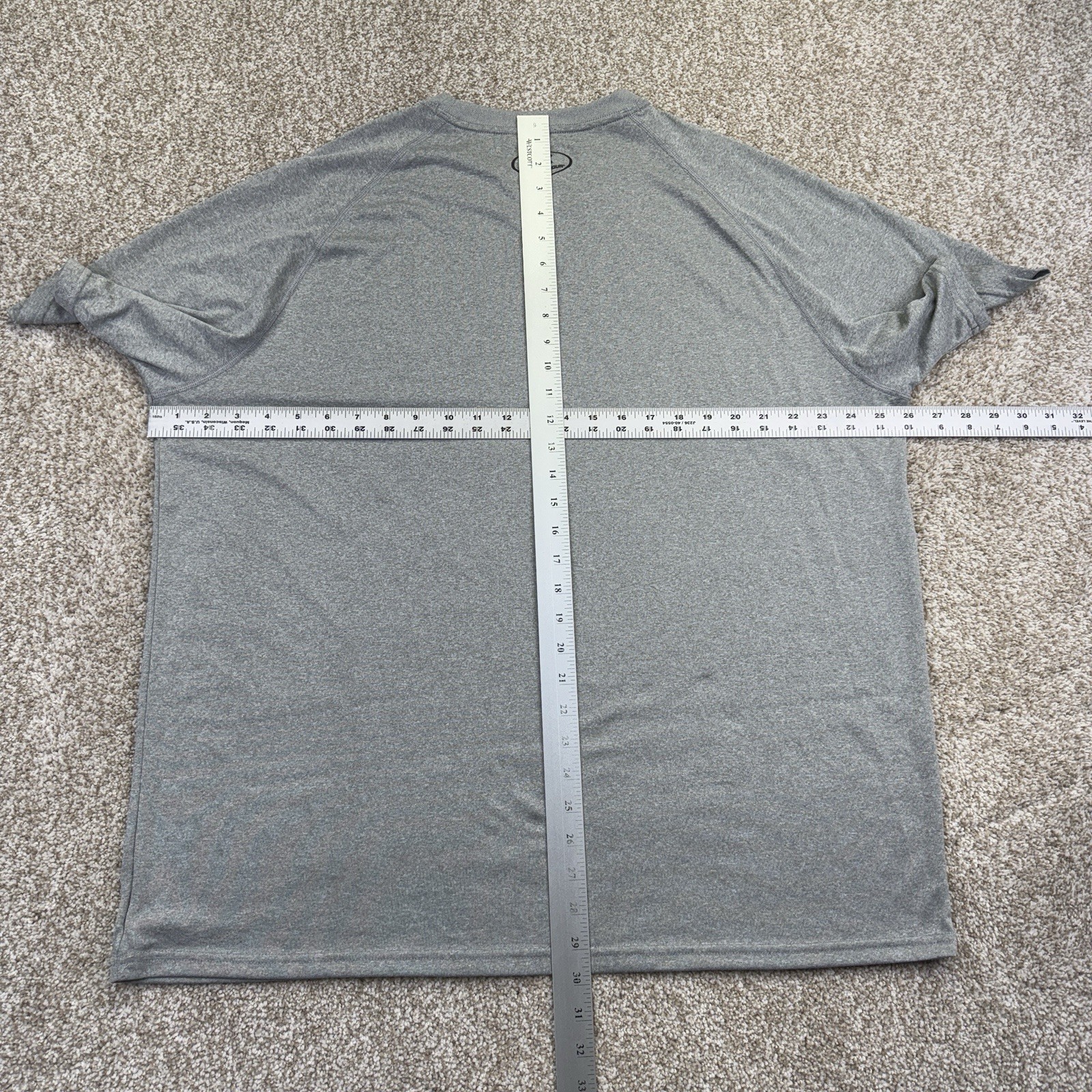 Under Armour Heatgear Training T Shirt Mens 2XL Gray Short Sleeve Raglan 1228539 gallery