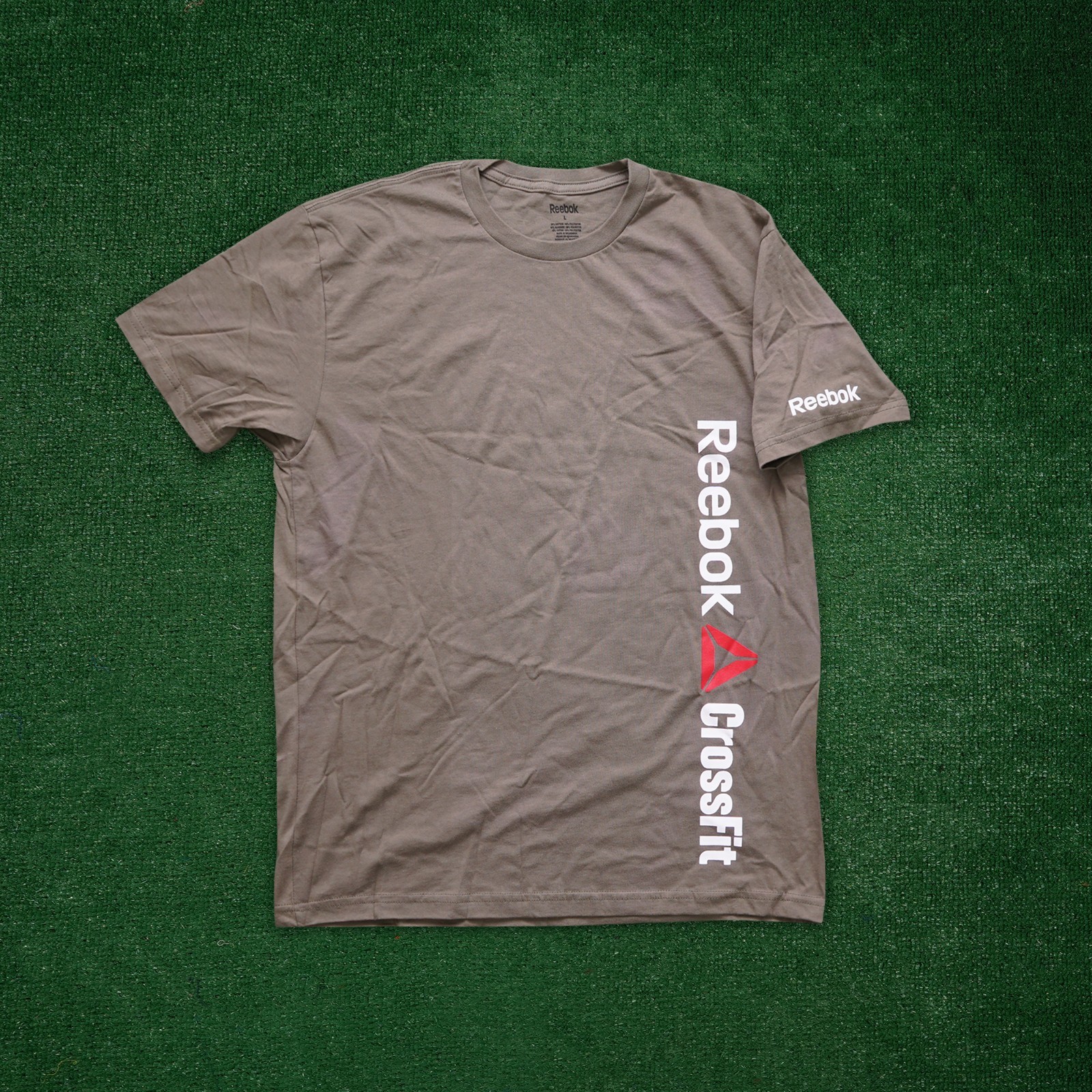 Reebok CrossFit Side Logo Men's (Olive Green) Graphic T-Shirt gallery