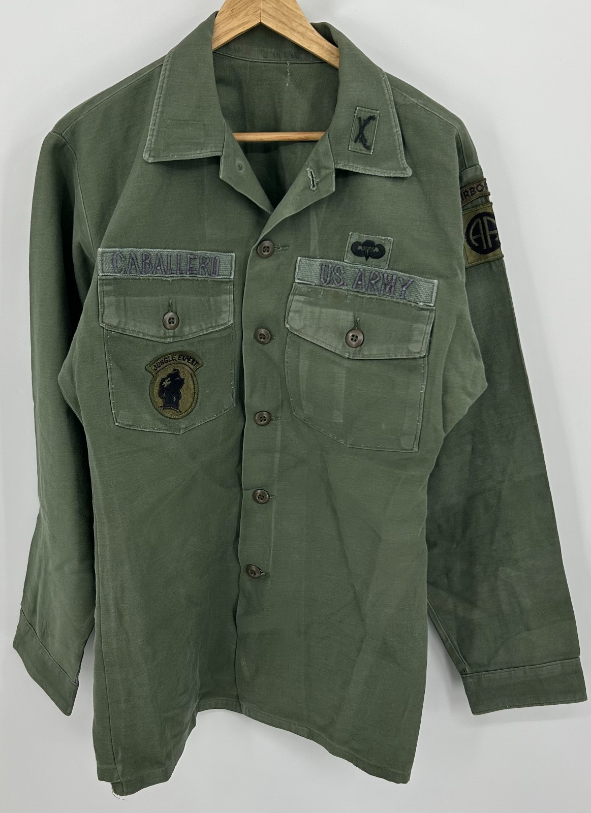 Vietnam Era Vintage 82nd Airborne OG-107 Shirt / Uniform gallery