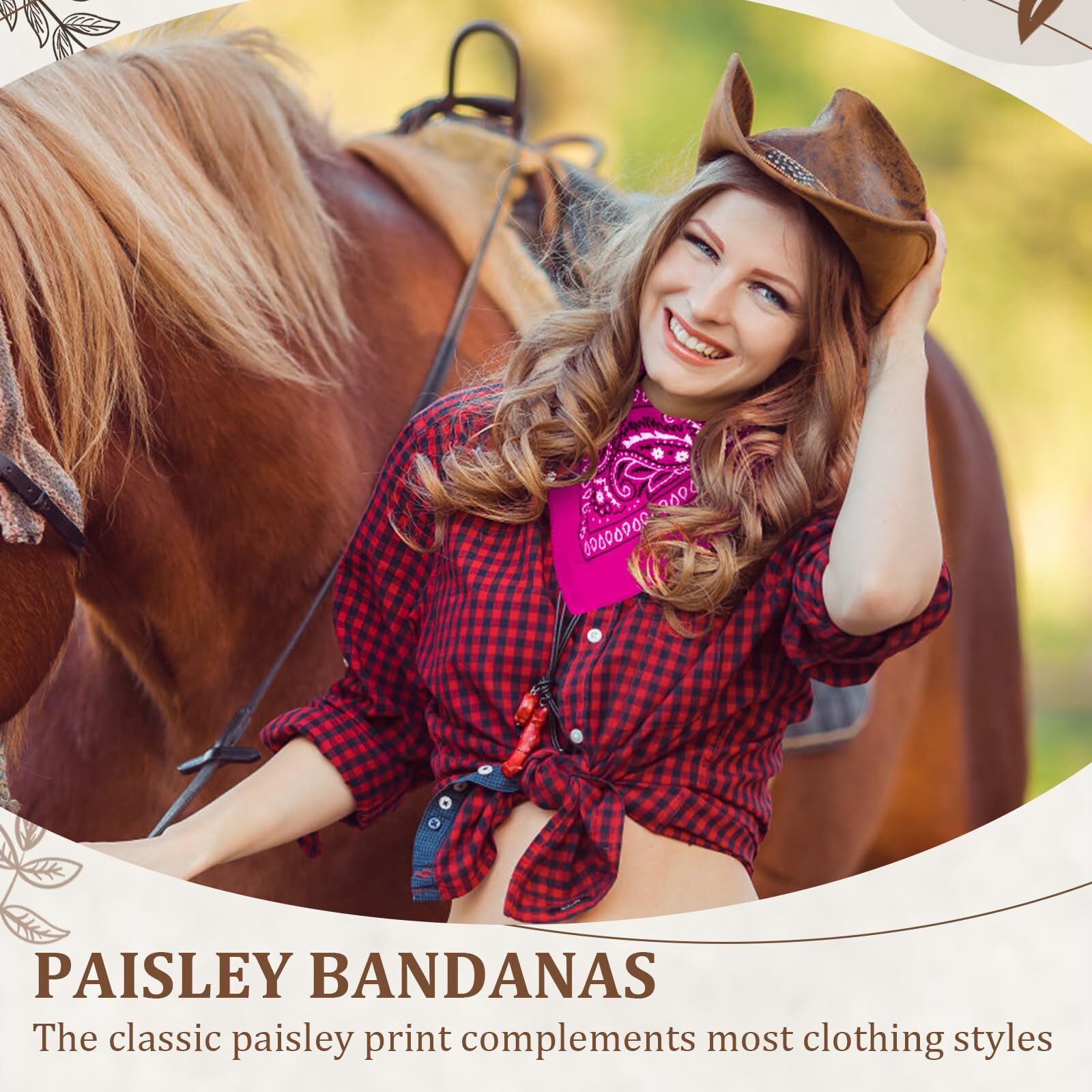 Paisley Bandanas 36 Pack Bulk Polyester Multi Purpose Party Costume Pet gallery