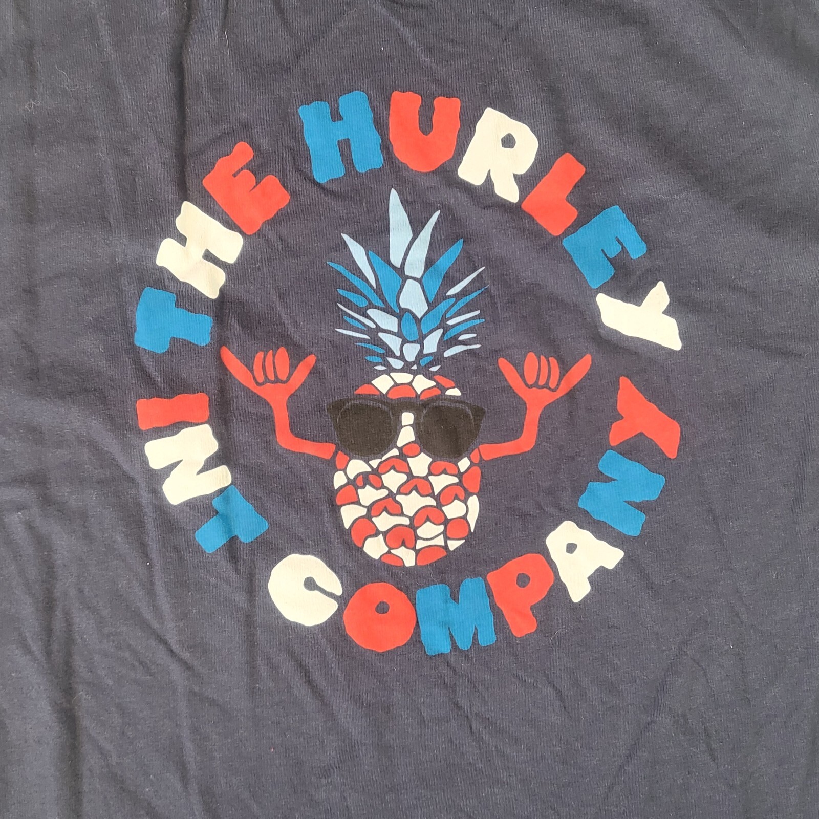 Hurley Men's Favorite fruit Bros Jersey graphic tank-top XLarge Dark Blue gallery