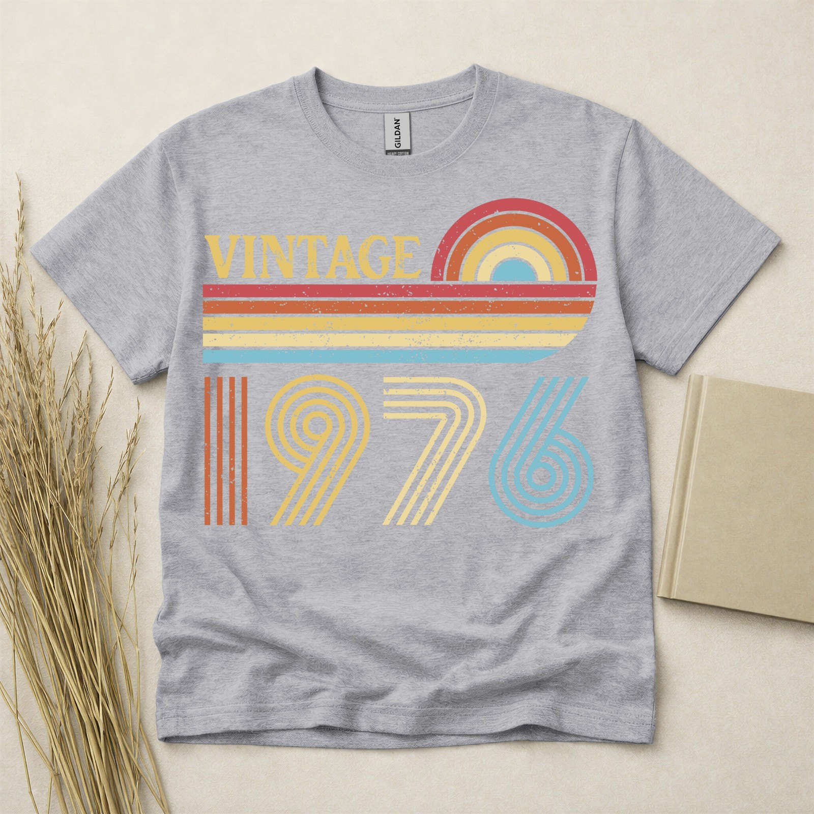 50th Birthday Shirt Born In 1976 50 Years Old Gifts Vintage Retro Style 1976 Tee gallery