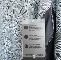 New SILVER BAIT Performance Fishing Boating UPF 50 QUICK DRY Stretch LS Shirt~M